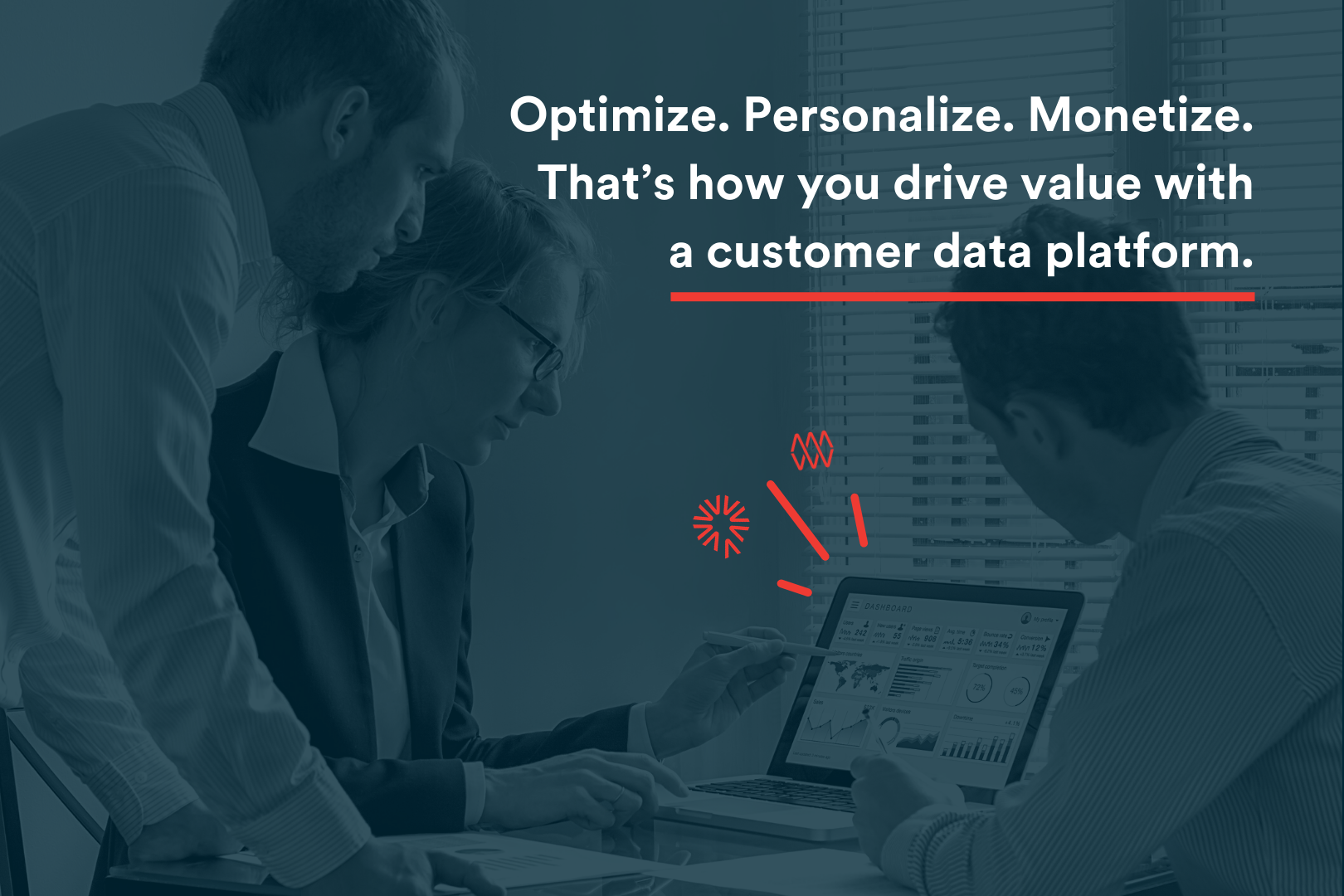 Blog Image - Optimize. Personalize. Monetize. That’s how you drive value with a customer data platform.